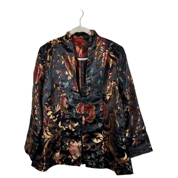 Soft Surroundings Moon Dynasty Asian Inspired Chinoiserie Jacket - Picture 1 of 16